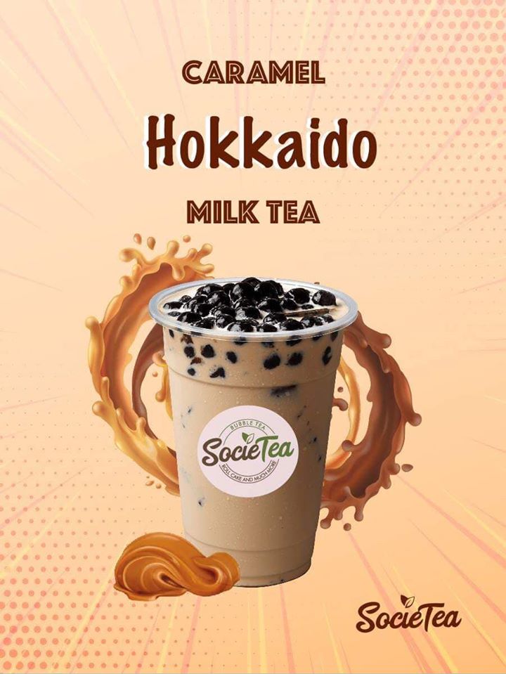M9. Hokkaido (Caramel Milk Tea) | SocieTea | Bubble Tea, Coffee